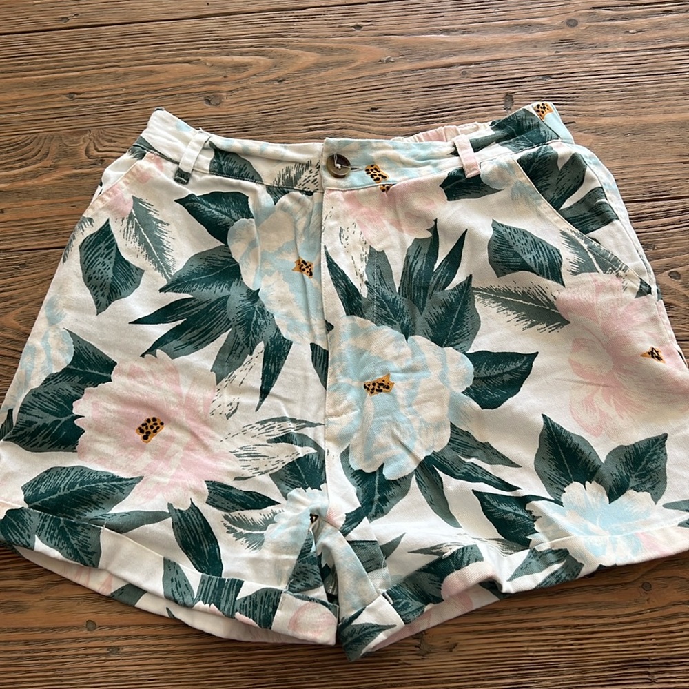 Billabong X the salty blonde shorts sun bleached shorts